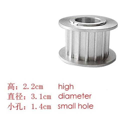 For TAJIMA Computer Embroidery Machine Parts FX Pulley Height: 2.2cm Width: 3.1cm Small Hole Diameter 1.4cm 2.0cm Frame Pulley