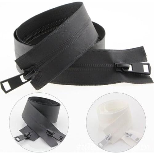 Double Sliders Waterproof Zipper Invisible Nylon Zipp for Sewing Jackets Sports Jacket Coat Cloth Accessories DIY Handcraft 5