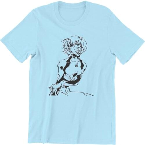 Westcreek Rei Ayanami Anemi 90s Essentials Black White Gift Oversized Groot Kawaii 90s T-Shirts 108674