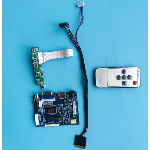 Kit Work for LP156WH2 Controller Board 1366×768 Driver Remote LCD Monitor 2AV LED HDMI-compatible VGA Panel Display 15.6"