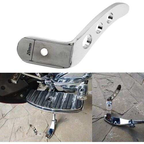 Motorcycle Pedal Bracket Extension Kit Pedal Bracket for Touring Road King Street Glide 1991-2020 Dyna 1993-2017