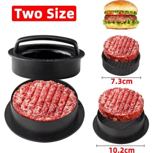 Kitchen Round Shape burger Press Food-Grade ABS Hamburger Meat Press Beef Grill Hamburger Press Patty Maker Mold Mould Tool