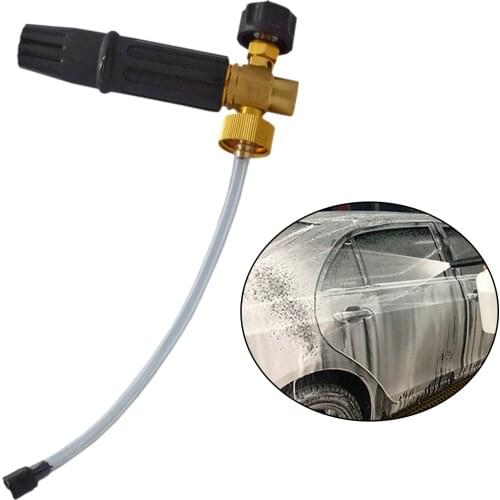 Brass Pressure Washer Jet Washer Foam Nozzle with 1/4" Quick Connector Foam Snow Foam Sprayer