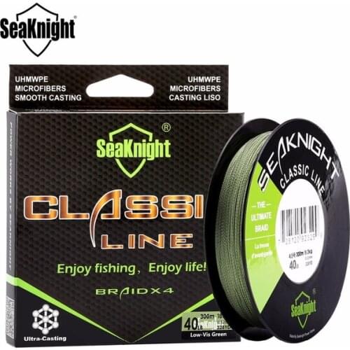Nunatak Classic 300M/328Yds Braided Fishing Lines 4 Strands 6-80LB Strong Japan PE Line Smooth Multifilament Carp Fishing Line