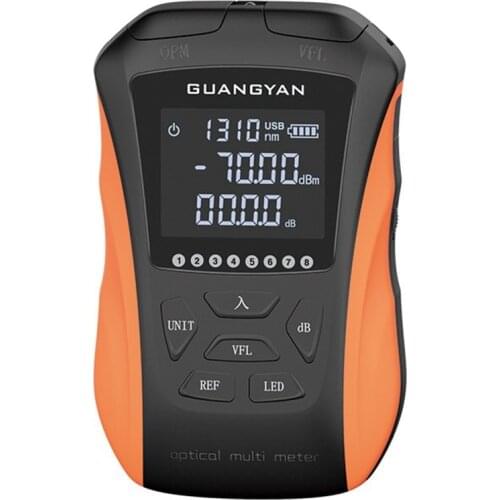 NEW 4 in 1 Multifunction Optical Power Meter OPM Visual Fault Locator Network Cable Test optical fiber tester 5km 15km VFL LED