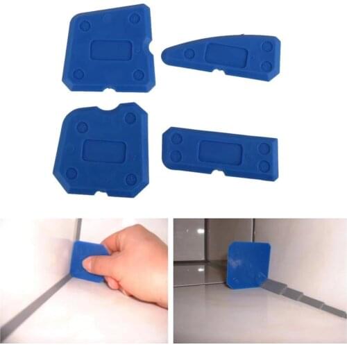 4PCS Caulking Tool Kit Caulk Finishing Joint Sealant Silicone Grout Remover Scraper Home & Garden Tool Kit Hand Tools #30