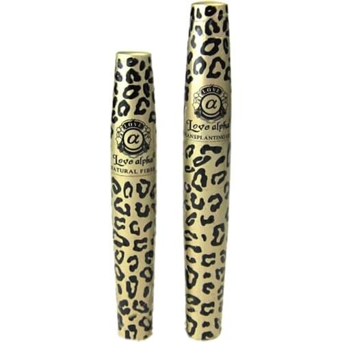 Natural Waterproof 3D Fiber Lashes Wild Leopard Mascara Love Like Alpha Transplanting Gel Make Up Cosmetics