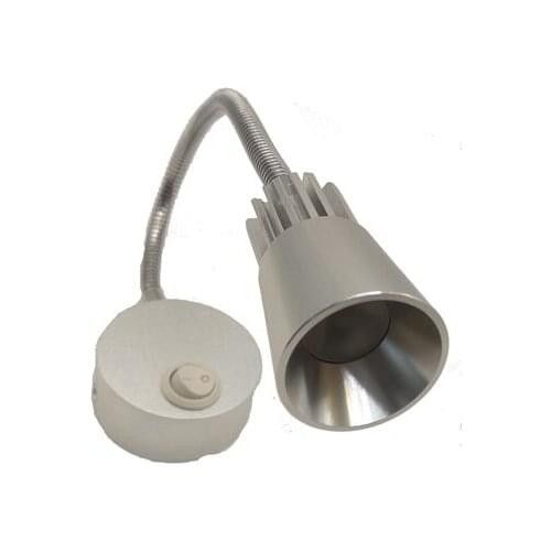 Marine Boat Yacht 2W BEDSIDE READING LAMP WITH FELXIBLE ARM