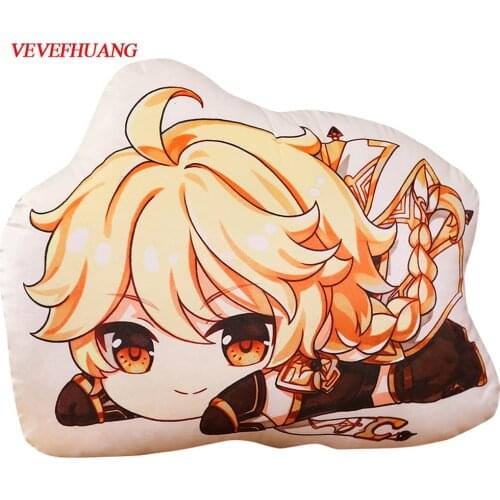 VEVEFHUANG Project Genshin Impact Kосплей Klee Lumine Pillow Doll Women Men Kawaii Cartoon Cosplay Plush Accessories Daily Party