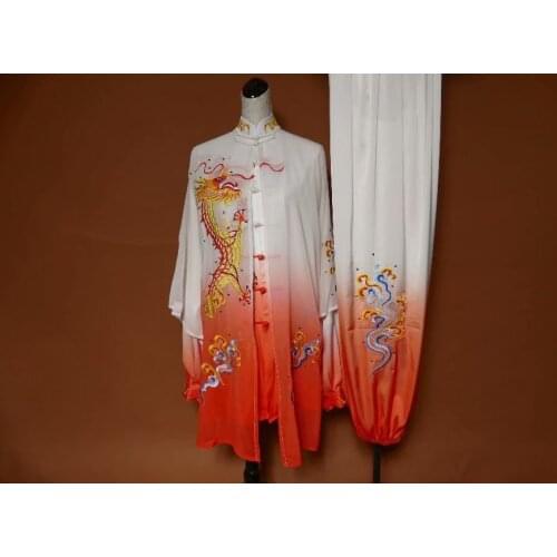 Wushu taichi taiji clothes changquan uniform Martial arts competition clothing embroidered kungfu nanquan taolu clothes uniform