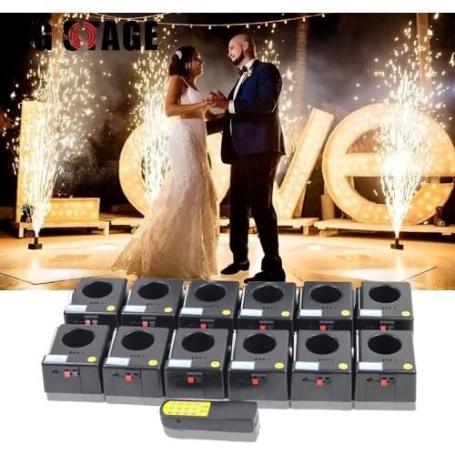 12 pcs receiver Antenna Remote Control Pryo Base Receiver Wedding Fountain Machine Wireless Cold Fireworks System