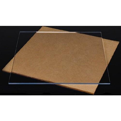 2pcs 155mm * 225mm Acrylic Transparent Glass Plate Cut Plastic Transparent Plate Thickness 3mm / 4mm / 5mm