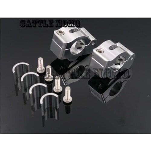 22MM 7/8" Handlebar Handle Bar Risers Clamps Mounts Adaptor For Honda Yamaha Kawasaki Suzuki Street Bike Motorcycle Scooter