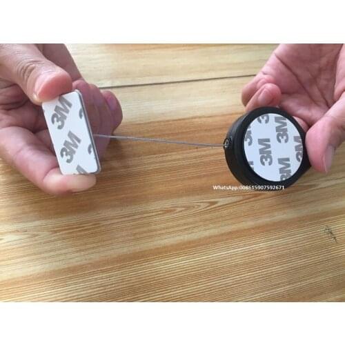 50 pcs Digital Merchandise Drop-Shaped Retractable Anti-Theft Recoiler For Purchase Security Install By 3M Adhesive Tape