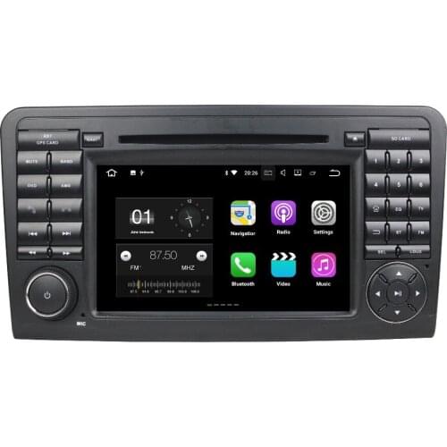 7" 2 Din Android 10.0 Car Radio 8 Core 4+64GB For BENZ ML CLASS W164 ML300 ML350 ML450 ML500 Car Multimedia Player DSP Audio DVD
