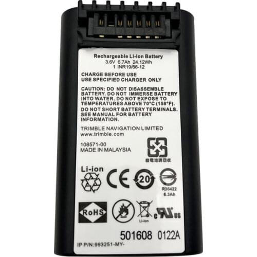 5000mAh Battery For Nikon 2M Trimble Total Station Nivo 2M / 2C Li-ion Rechageable Battery 3.7V Black