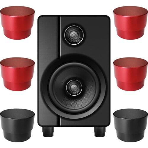 Shock Spikes Damping Pad HIFI Audio Stand Feet Speaker Spike Foot Pad Amplifier Preamp DAC CD Player Isolation Absorber