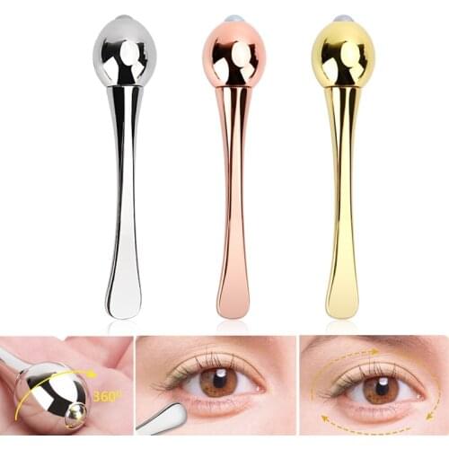 Eye Cream Applicator Metal Face Mask Spoon Sticks Eye Cream Massage Sticks Beauty Scoop Mixing Spatulas Wrinkless Eyes Care Tool