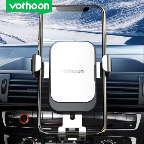 Vothoon Air Vent Mount Car Phone Holder For iphone 11 Pro XS Samsung S20 Xiaomi Gravity Mobile Car Phone Holder