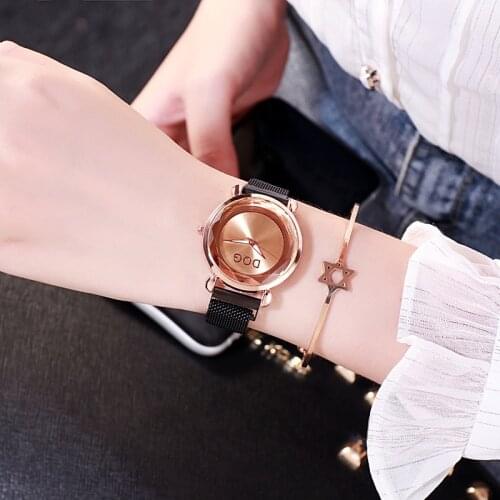 Top Luxury Crystal Ladies Watches Magnet Mesh Band Rhinestones Quartz Wristwatch Female Diamond Watch zegarek relogio feminino