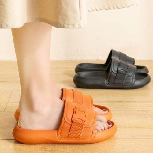 EVA Home Soft Slippers Women Bathroom Shoes Hole Leaking Sandals Indoor Men Shoes Shower Women Slipper Anti-slip Summer Slides