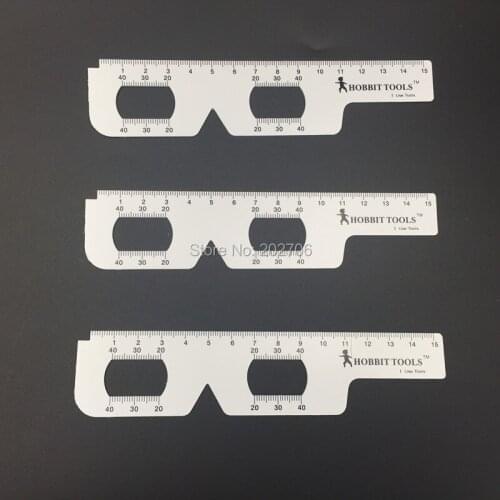 Hot Sale 50 Pieces/Lot New Optical PD Ruler in measuring instrument pupil distance ruler