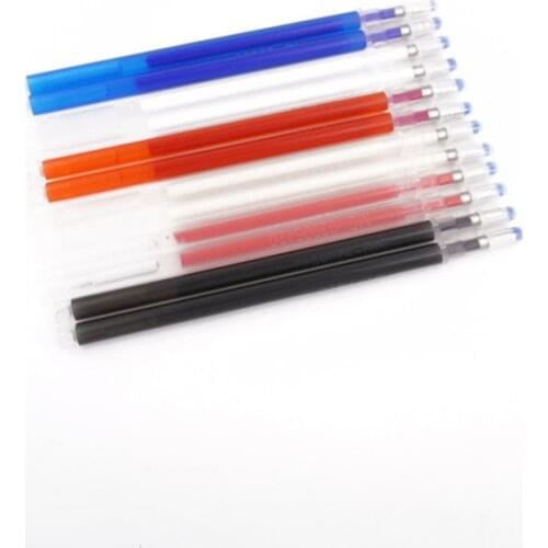 5Pcs/1Pc Fabric Marker Heat Erasable Pen Refill Set for DIY Patchwork Dressmaking High Temperature Disappearing Washable Handle