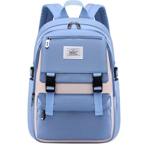 2021 New kids Lightweight School Bag Fashion Girls High Capacity Casual Backpack For Teenage Women Waterproof Nylon Bagpack