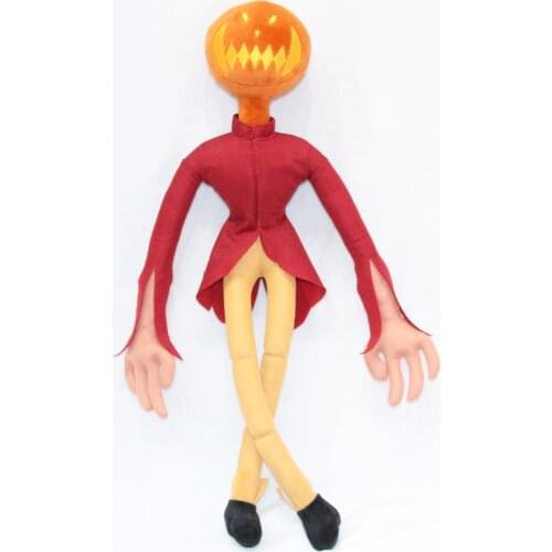 Cartoon Spooky Month Pump Jack Plush Toys Cute 50cm Friday Night Funkin Skull Monster Soft Dolls Kids Halloween Gift Toy