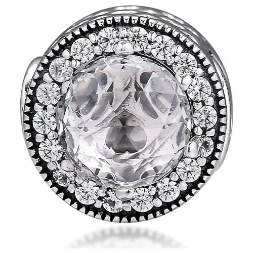 Genuine 925 Sterling Silver Small Hole Charm Patience Essence Beads for Jewelry Making Fits Essence Charms Bracelet