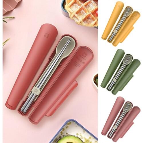 Portable dishes Tableware bag Flip Cutlery Case Kitchen accessories Students Household Utensils Dinnerware storage Bag SDF-SHIP