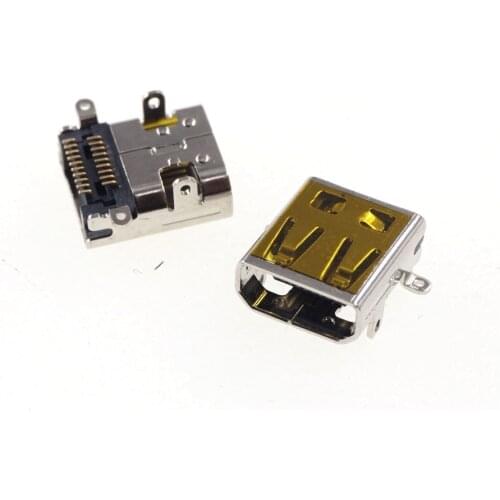 50 pcs Micro HDMI-compatible D-Type Receptacle Connector 19 Position SMT PCB Surface Mount Right Angle Horizontal Shielded