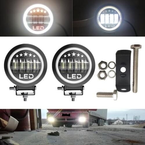 1Pc 2Pcs 40W Led Bar Off Road Led Headlights Led Work Lights Spotlight LED Light For 4x4 ATV UTV Tractors Truck Tractor Cars