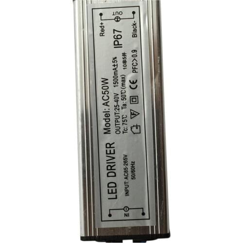 Transformer Driver LED Lamp Transformers 50W Waterproof DC25-40V 1500MA