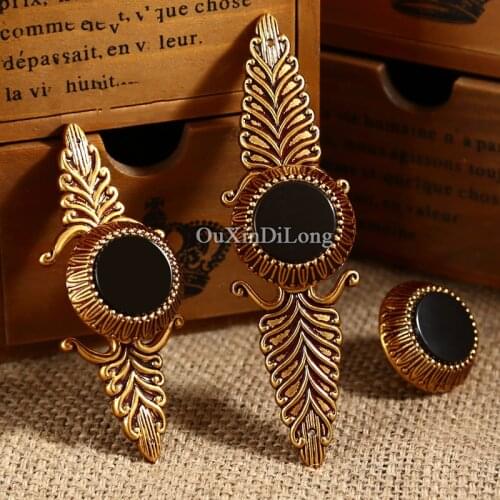 Vintage 10PCS European American Style Kitchen Door Furniture Handles Retro Cupboard Drawer Wardrobe Cabinet Pull Handles & Knobs