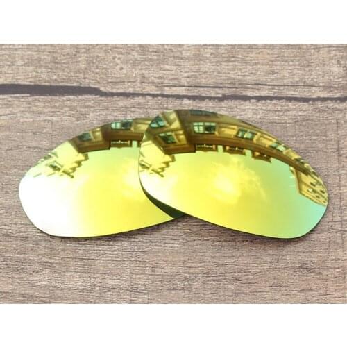 Vonxyz 24K Mirror Polycarbonate Replacement Lenses for-Oakley Juliet Frame