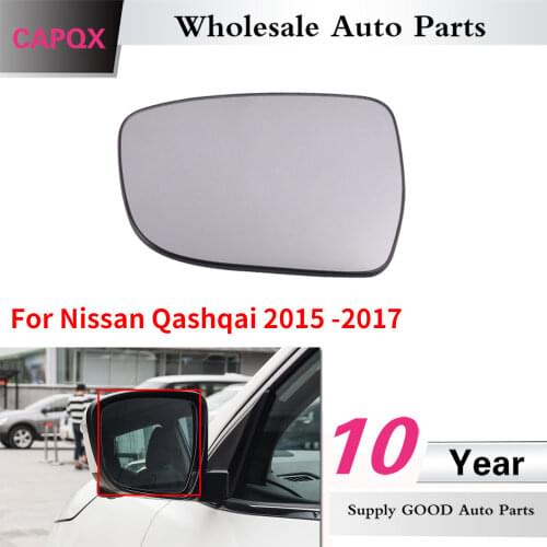 CAPQX For Nissan Qashqai 2015 2016 2017 With heating Outside Rearview Mirror Glass Outer Rear view mirror Lens