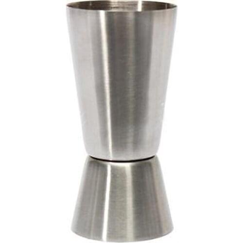 1pc Stainless Steel Double Side Jigger Cup Short Drink Spirit Measure Cup Liquor Measuring Tool For Barware