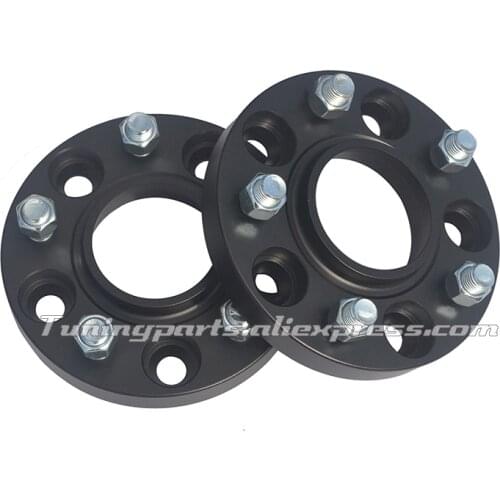 2 pieces/lot) 25mm Thick PCD 5x120 CB 72.6mm THD M12xP1.5 Forged Alloy Tire Gasket Car Wheel Spacer For BMW