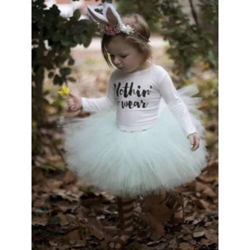 2022 Baby Aqua Tutu Skirts Infant Toddler Girls Tulle Ballet Tutus Fluffy Dance Pettiskirts Underskirt Kids Party Costume Skirts