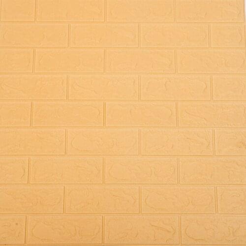 3D Stereo Wall Stickers Waterproof Moisture Proof Mildew Foam Wallpaper Self-adhesive Decorative Ceiling Wood Grain Stickers