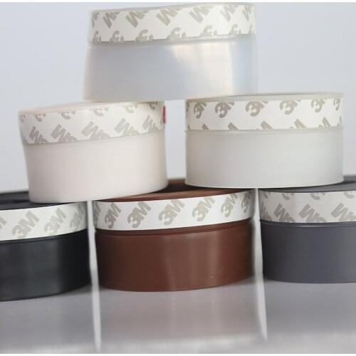 5M Door Bottom Seal Strip Self Adhesive Silicone Glass Window Pest-Proof Seal Strip Home Door Bottom Windproof Dust Sealing Tape