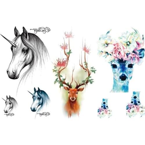5pcs/lot Unicorn deer deer elk Shape material Phone Stickers With use of Mold Making Mould Jewelry Tool filling for DIY jewelry