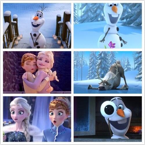 5D DIY Diamond Painting Disney Frozen Princess Anna Cross Stitch Kits Diamond Embroidery Full Drill Mosaic Home Decor