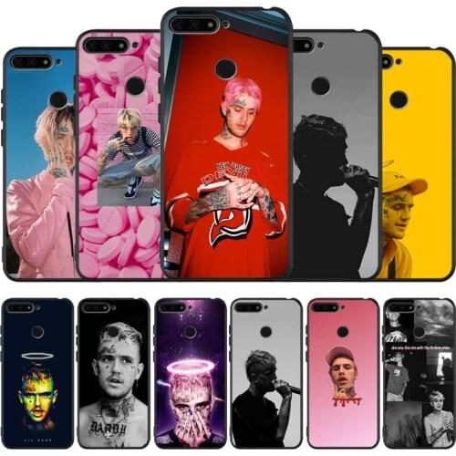 Lil Peep black Silicone Phone Case For honor 30 20 Pro 8 8X 9 10 20 Lite Mate 10 20 30 Lite Pro cover