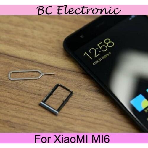 For Xiaomi MI6 New Original Sim Card Holder Tray Card Slot Letv For Xiaomi MI 6 MI6 Sim Card Holder