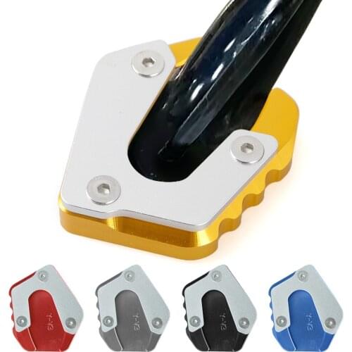 For Yamaha YZF R15 YZF-R15 V3 Motorcycle Kickstand CNC Aluminum Foot Side Stand Extension Pad Support Plate Expand 2017-2019