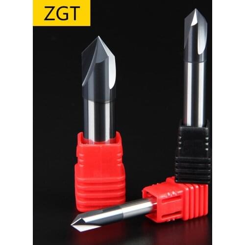 Chamfering Milling Cutter Cnc Cutter Endmill 60 90 120 Degree Coated 3 Flute Chamfer End mill Carbide Milling Tools 4mm 6mm 8mm