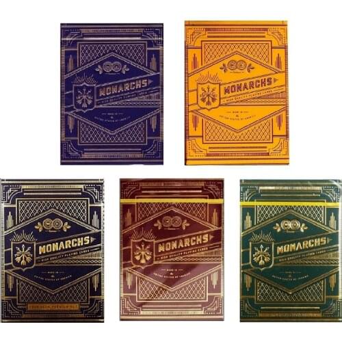 Monarch Playing Cards by Theory11 Monarchs Deck Bicycle USPCC Collectable Poker Magic Card Games Magic Tricks Props