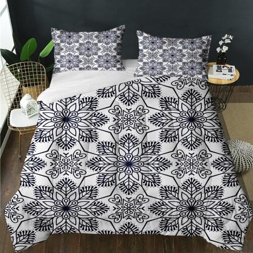 3D Print Fashion Bohemian Mandala Customize Modern Quilt Super Comforter Soft Quilting Suitable For Adult Home Bedroom Decor